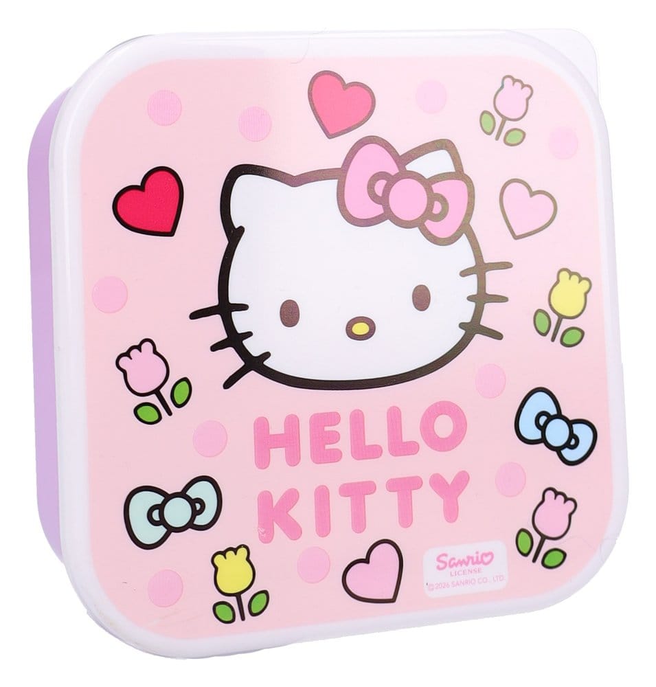 Hello Kitty Boîte à Goûter Set Fresh Bites 12 cm