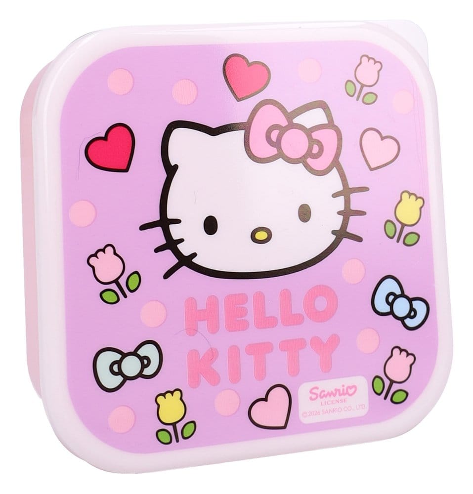 Hello Kitty Boîte à Goûter Set Fresh Bites 12 cm
