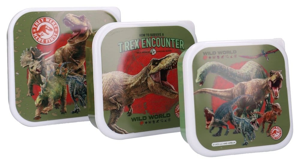 Jurassic World Boîte à Goûter Set Fresh Bites 12 cm
