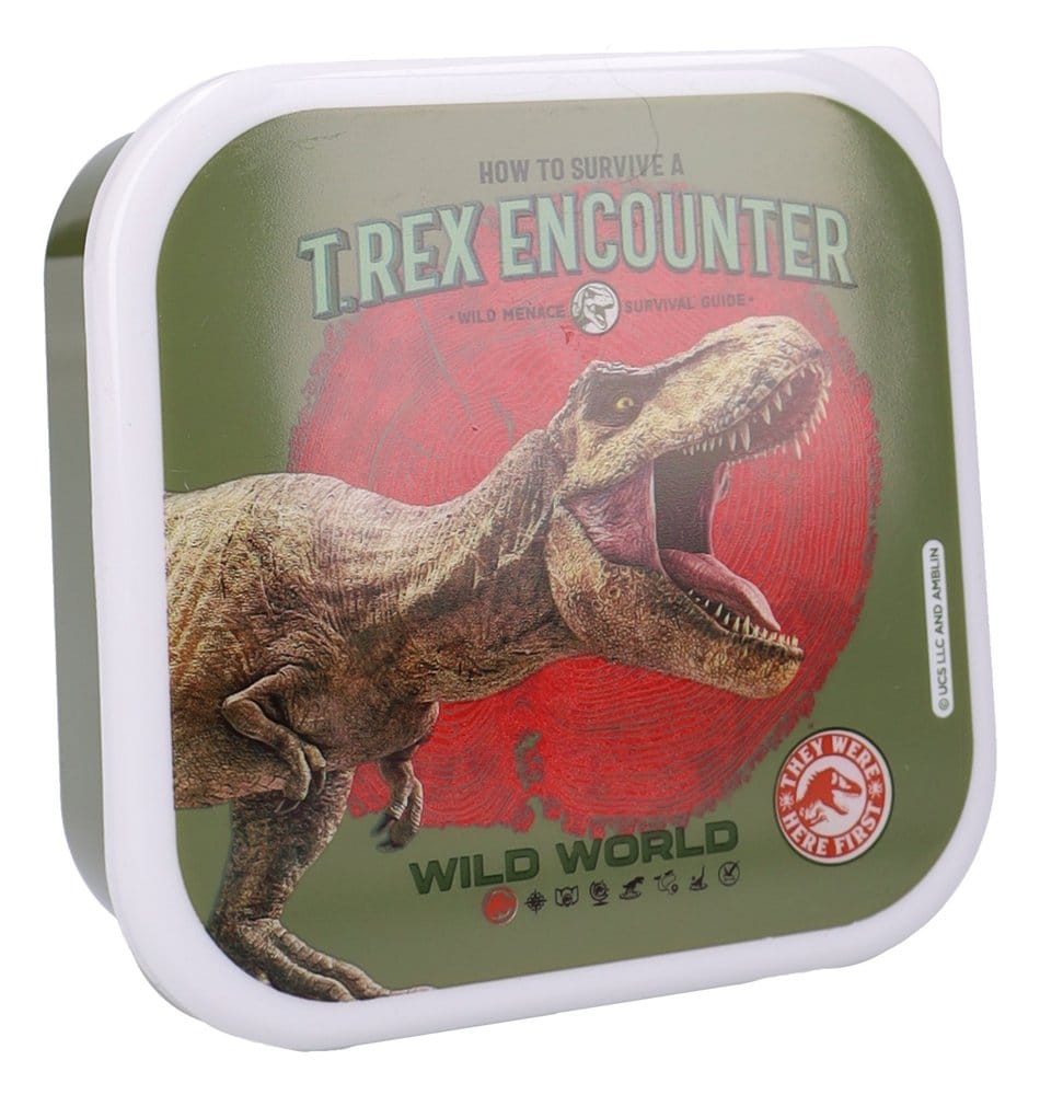 Jurassic World Boîte à Goûter Set Fresh Bites 12 cm