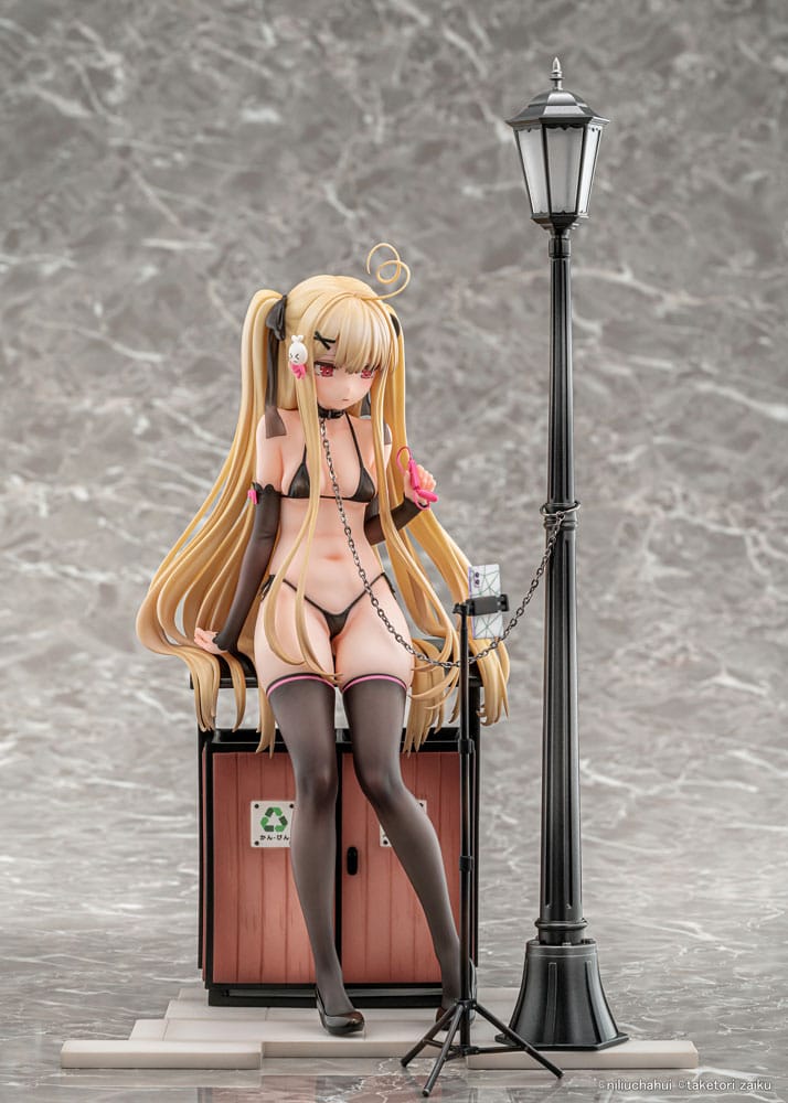 Original Character statuette PVC 1/6 Gyakuryuu Chakai Asaba Tokisaki Illustration By Taketori Zaiku 25 cm