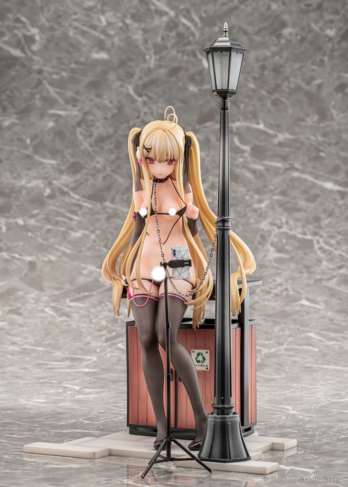 Original Character statuette PVC 1/6 Gyakuryuu Chakai Asaba Tokisaki Illustration By Taketori Zaiku 25 cm