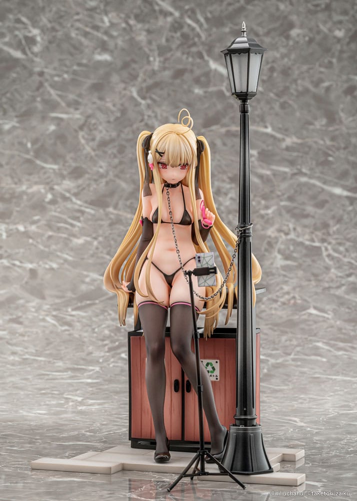 Original Character statuette PVC 1/6 Gyakuryuu Chakai Asaba Tokisaki Illustration By Taketori Zaiku 25 cm