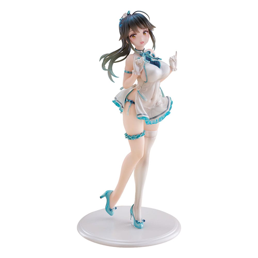 Avian Romance Pink Label 5 statuette PVC 1/6 Ponytail Girl: Qipao 29 cm
