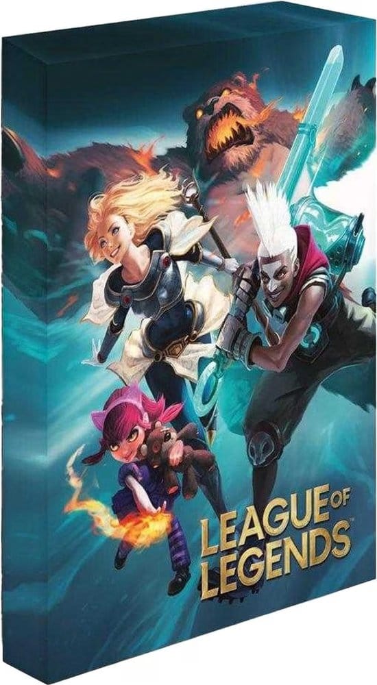 League of Legends poster toile avec éclairage Fight for Glory