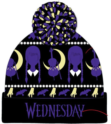 Wednesday bonnet Pom-Pom