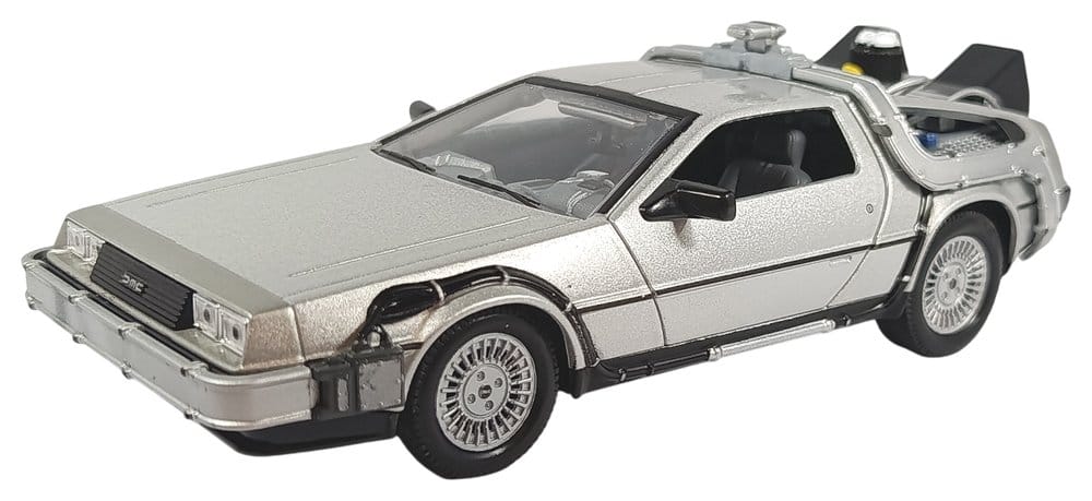 Retour vers le Futur II DeLorean LK Coupe 1981 1/24 métal Fly Wheel 18 cm