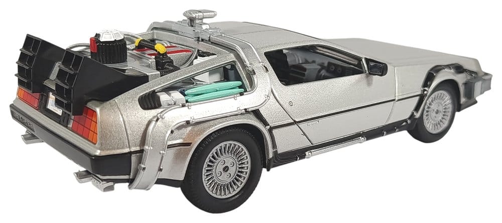 Retour vers le Futur II DeLorean LK Coupe 1981 1/24 métal Fly Wheel 18 cm