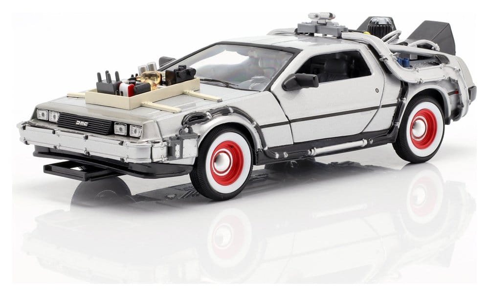 Retour vers le Futur III DeLorean LK Coupe 1981 1/24 métal 18 cm