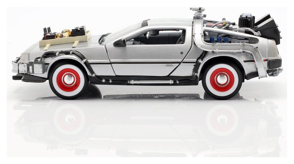 Retour vers le Futur III DeLorean LK Coupe 1981 1/24 métal 18 cm