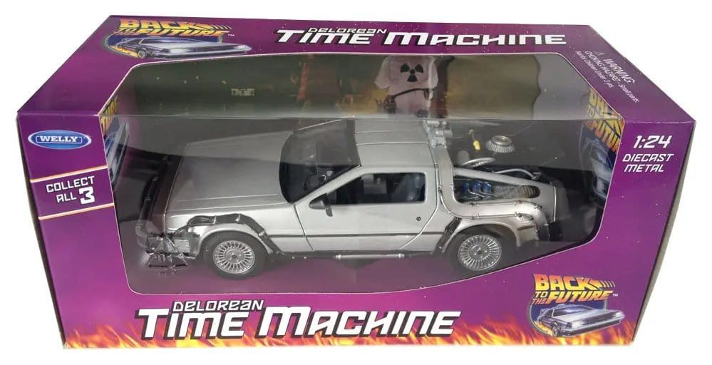 Retour vers le Futur DeLorean LK Coupe 1981 1/24 métal 18 cm