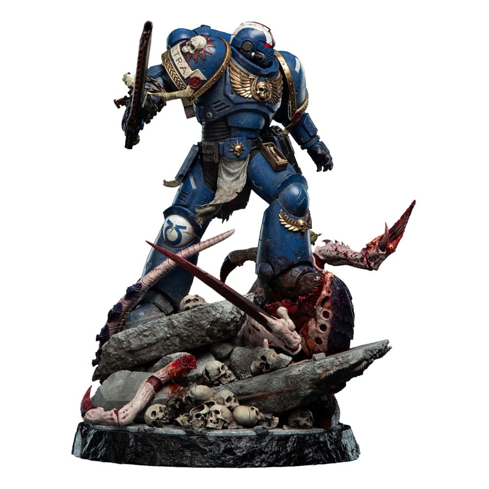 Warhammer 40,000: Space Marine 2 statuette 1/6 Lieutenant Titus Battleline Edition 63 cm