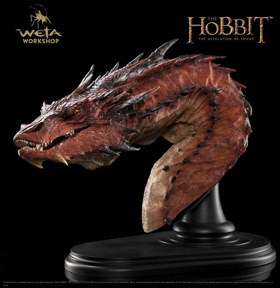 Le Hobbit La Désolation de Smaug buste Smaug 36 cm