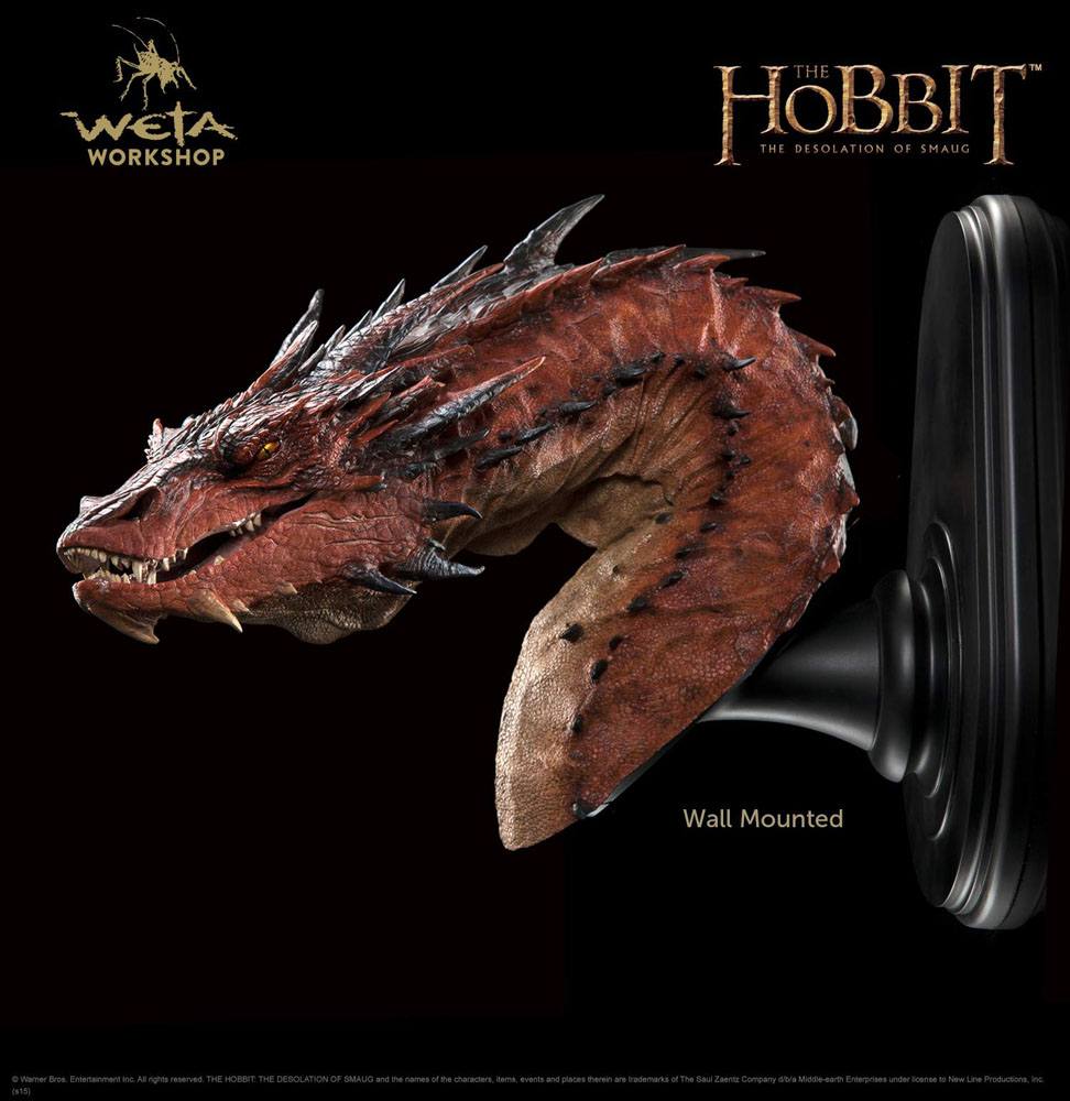 Le Hobbit La Désolation de Smaug buste Smaug 36 cm