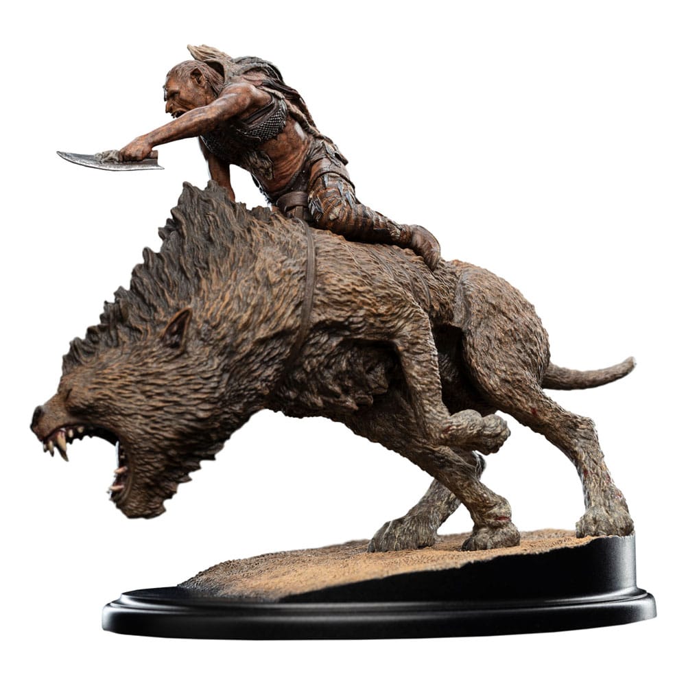 Le Seigneur des Anneaux statuette Sharkû on Warg 18 cm