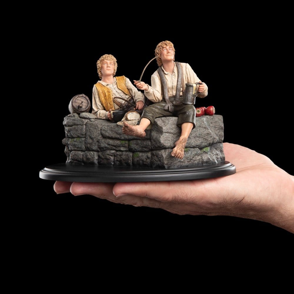 Le Seigneur des Anneaux statuette Merry et Pippin 12 cm