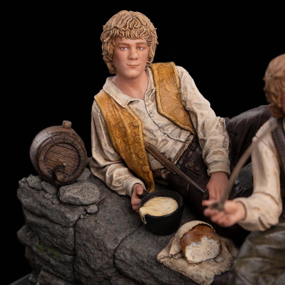 Le Seigneur des Anneaux statuette Merry et Pippin 12 cm