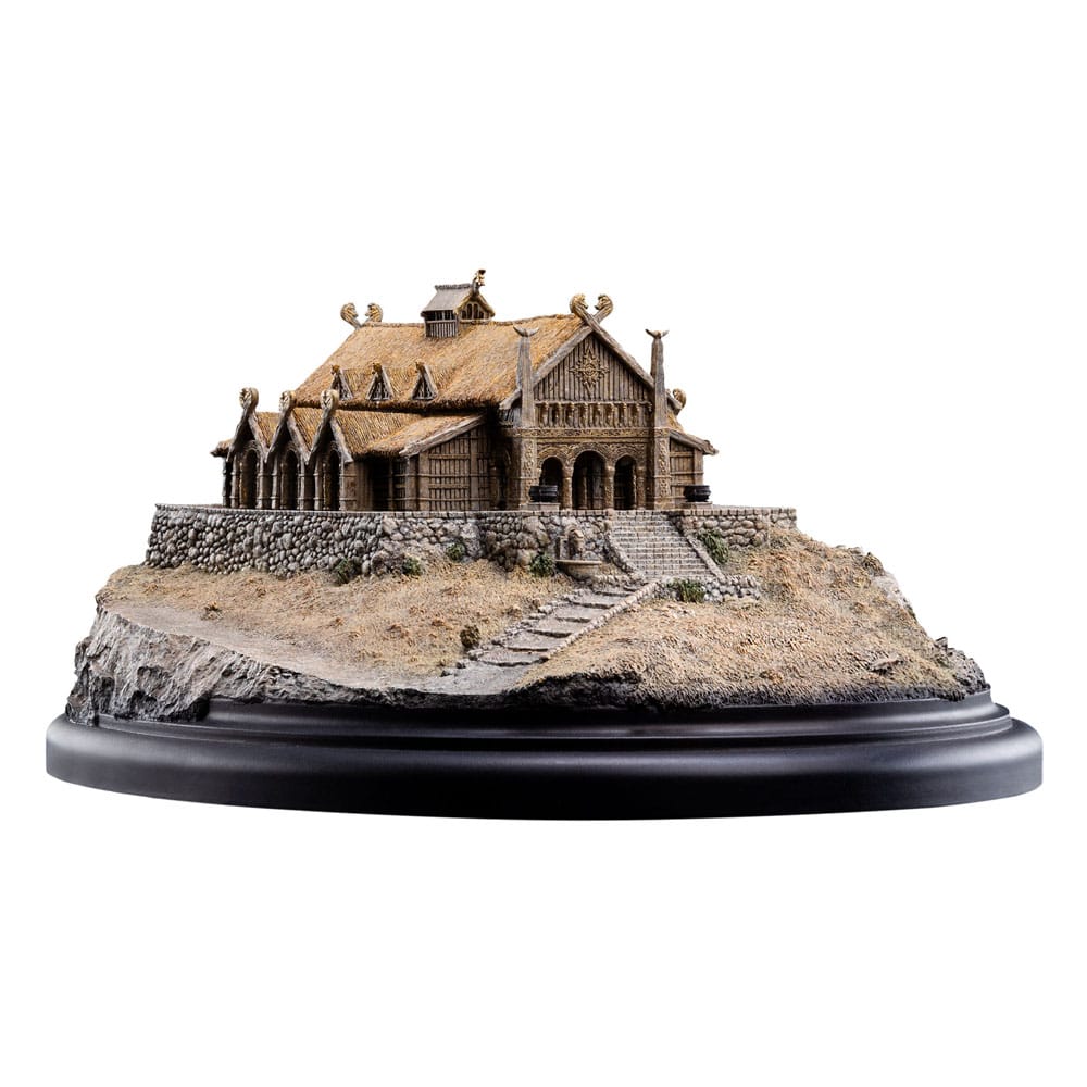 Le Seigneur des Anneaux statuette The Golden Hall of Edoras 9 cm