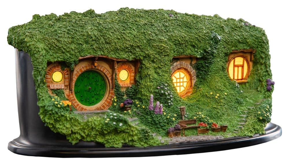 Le Seigneur des Anneaux Environnement Hobbit Hole - Bag End - Illuminated Edition 7 cm