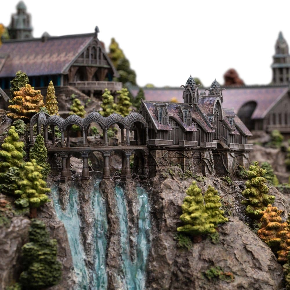 Le Seigneur des Anneaux Environnement Miniature Rivendell 28 cm