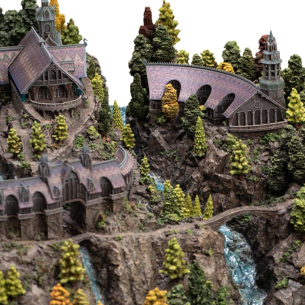 Le Seigneur des Anneaux Environnement Miniature Rivendell 28 cm