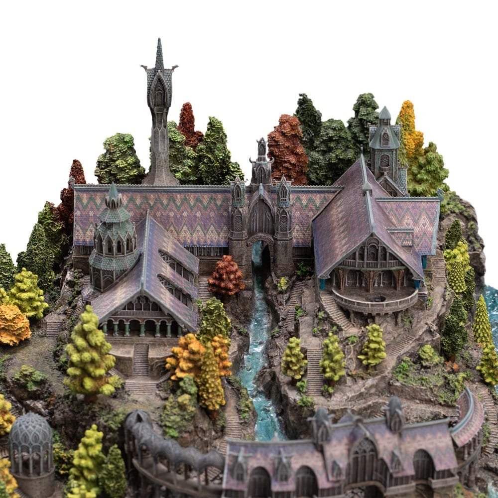 Le Seigneur des Anneaux Environnement Miniature Rivendell 28 cm