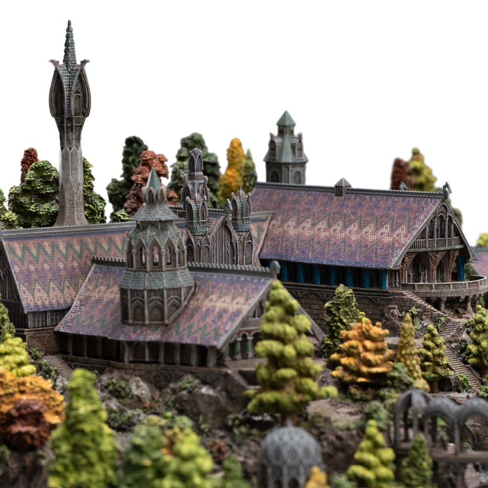 Le Seigneur des Anneaux Environnement Miniature Rivendell 28 cm