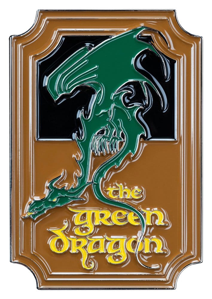 Le Seigneur des Anneaux aimant The Green Dragon (Enamel) 7 cm