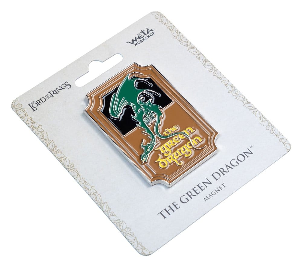 Le Seigneur des Anneaux aimant The Green Dragon (Enamel) 7 cm