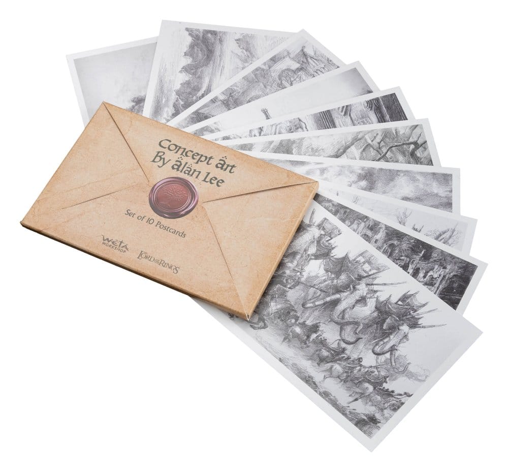 Le Seigneur des Anneaux cartes postales Concept Art by Alan Lee: The Lord of the Rings 15 x 12 cm