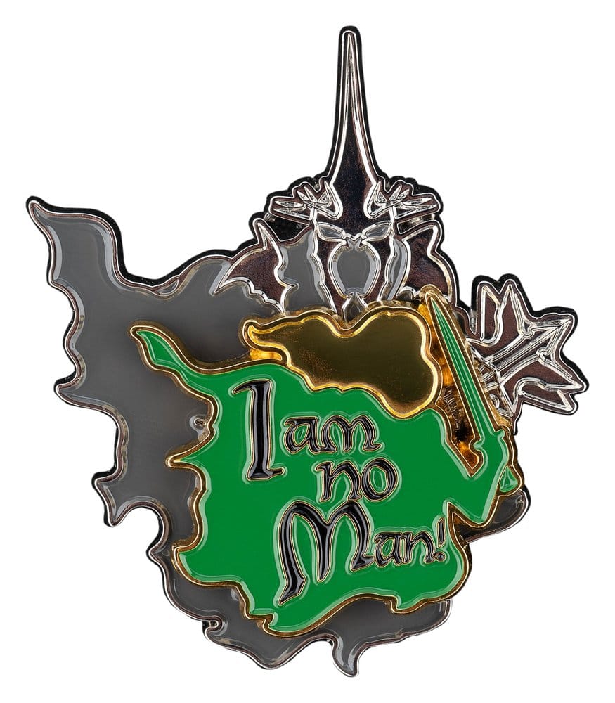 Le Seigneur des Anneaux pack 2 pin's No Man can Kill Me & I Am No Man! 7 cm