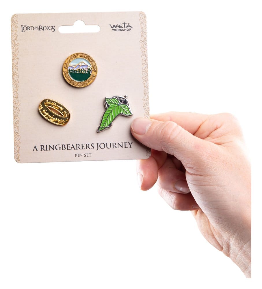Le Seigneur des Anneaux Trilogie Set de pin's A Ringbearer's Journey