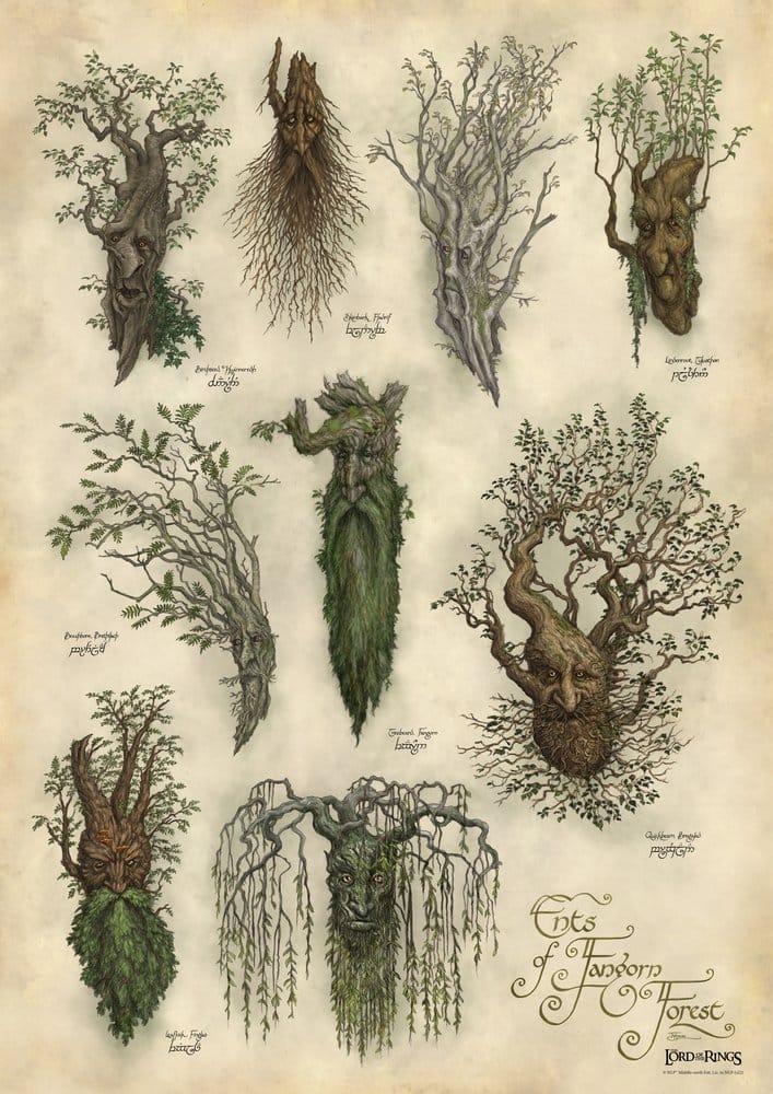 Le Seigneur des Anneaux impression Art Print Ent's of Fangorn Forest 59 x 30 cm