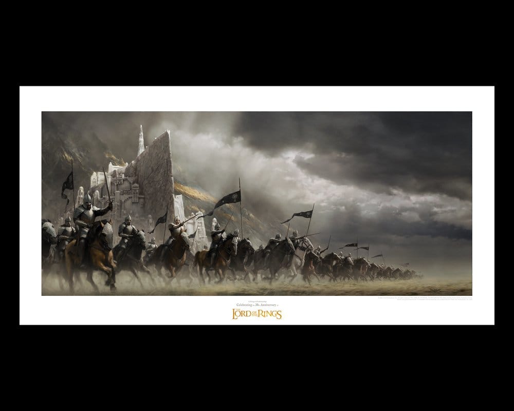 Le Seigneur des Anneaux impression Art Print Faramir's Charge 59 x 30 cm