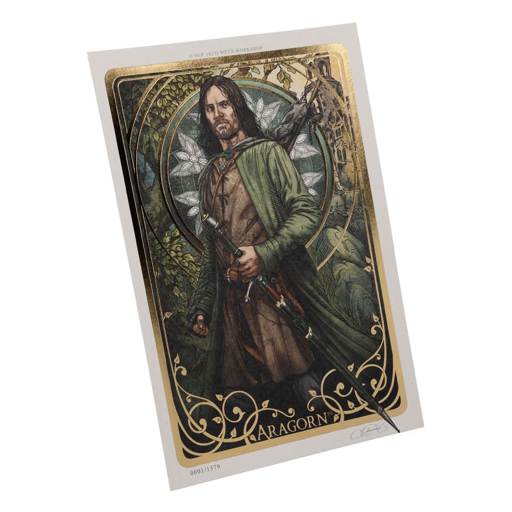 Le Seigneur des Anneaux impression Art Print Aragorn Art Card 14 x 21 cm Limited Edition