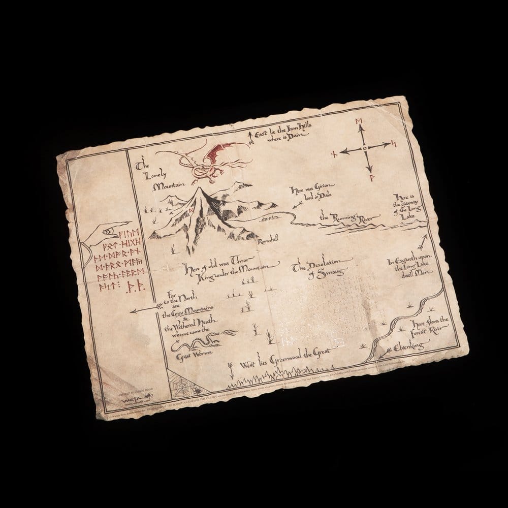 Le Hobbit impression Art Print Thorin's Map 40 x 30 cm