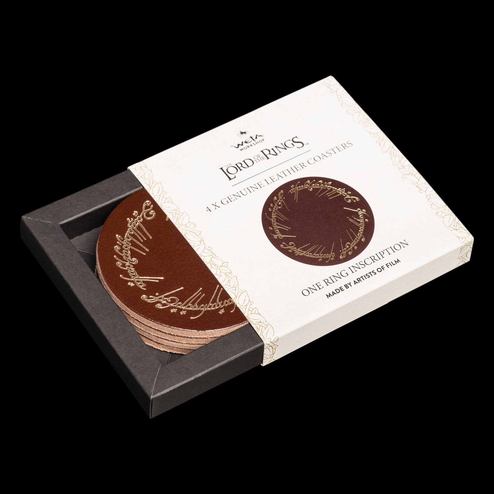 Le Seigneur des Anneaux pack 4 sous-verres The One Ring