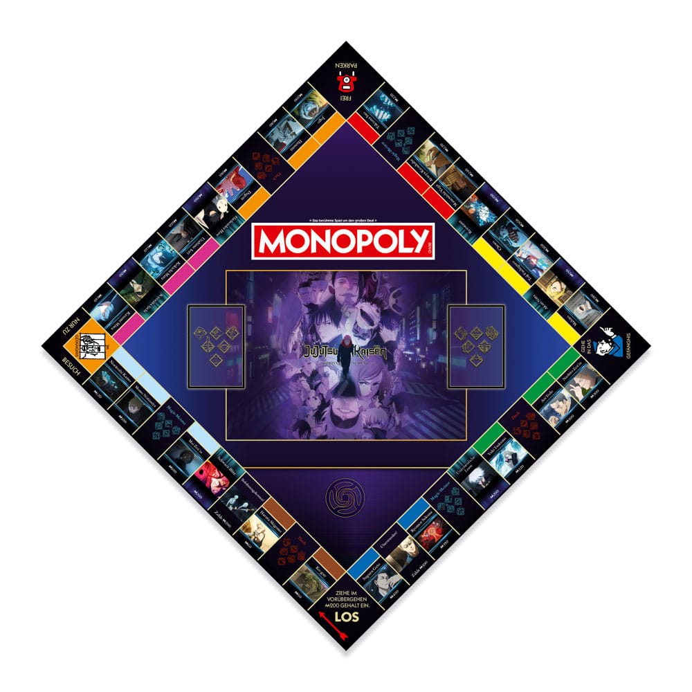 Monopoly jeu de plateau Jujutsu Kaisen Season 2 *ALLEMAND*