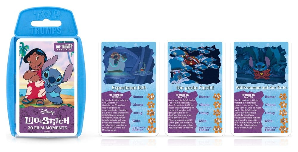 Lilo & Stitch jeu de cartes Top Trumps *ALLEMAND*