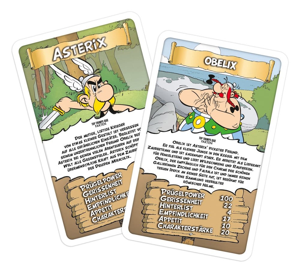 Astérix jeu de cartes Top Trumps *ALLEMAND*