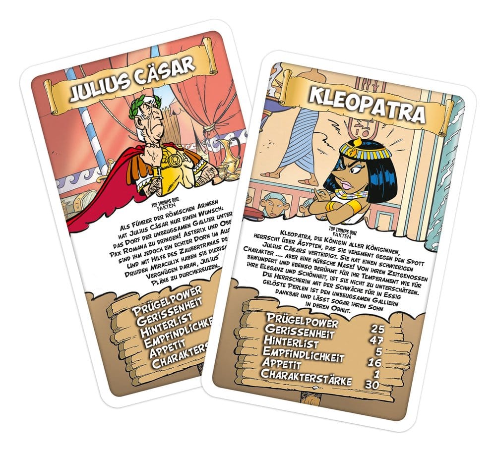 Astérix jeu de cartes Top Trumps *ALLEMAND*