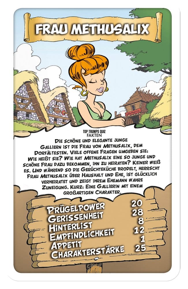 Astérix jeu de cartes Top Trumps *ALLEMAND*