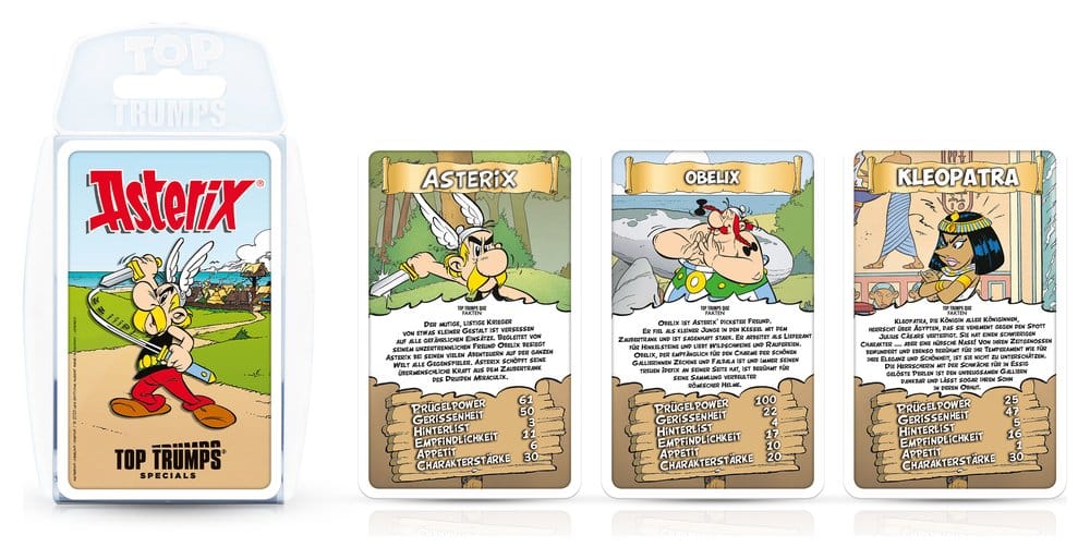 Astérix jeu de cartes Top Trumps *ALLEMAND*