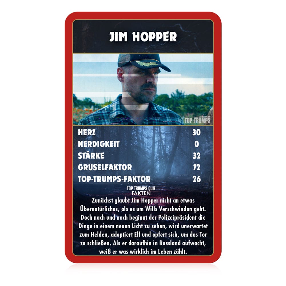 Stranger Things Jeu de cartes Top Trumps Collectables *ALLEMAND*