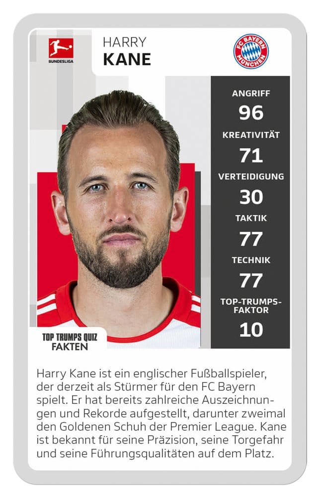 Bundesliga 2 Edition jeu de cartes Top Trumps Collectables *ALLEMAND*