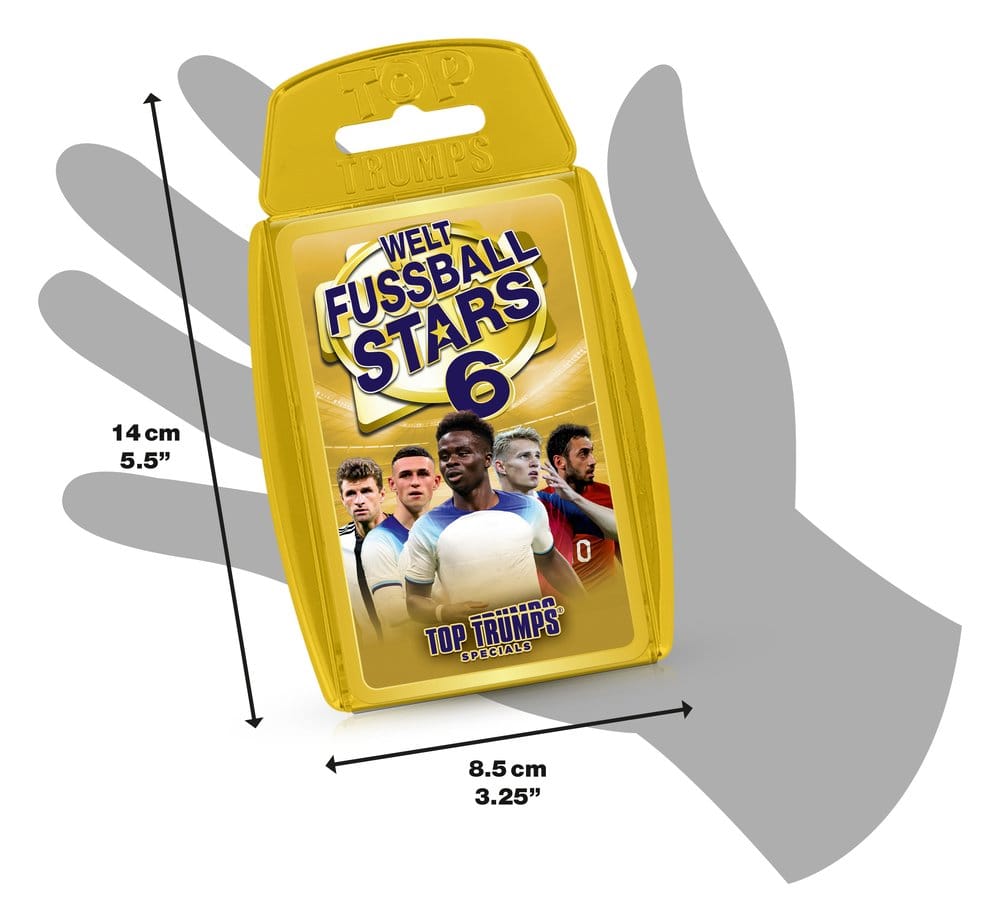 World Football Stars 6 jeu de cartes Top Trumps *ALLEMAND*
