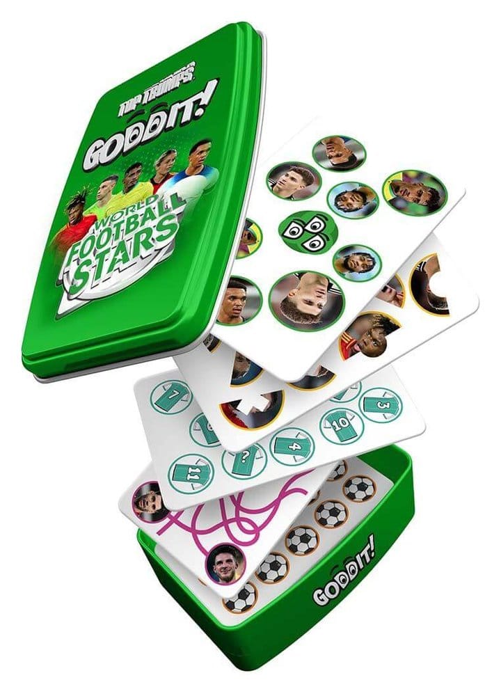 Stars Mondiales du Football Jeu de cartes Goddit!