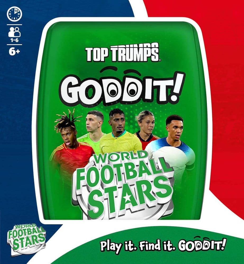 Stars Mondiales du Football Jeu de cartes Goddit!