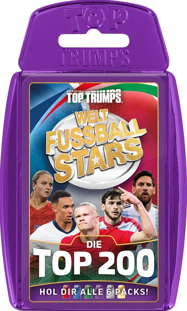 World Football Stars jeu de cartes 200 Pack 4 *ALLEMAND*