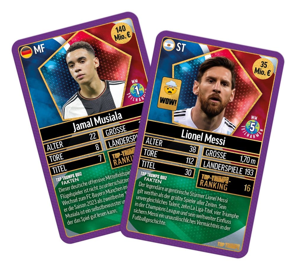 World Football Stars jeu de cartes 200 Pack 4 *ALLEMAND*